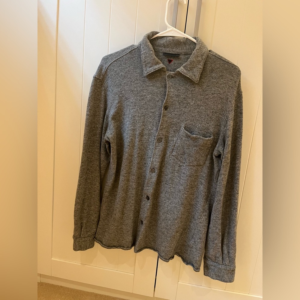 Iceberg Heather Gray Knit Polo